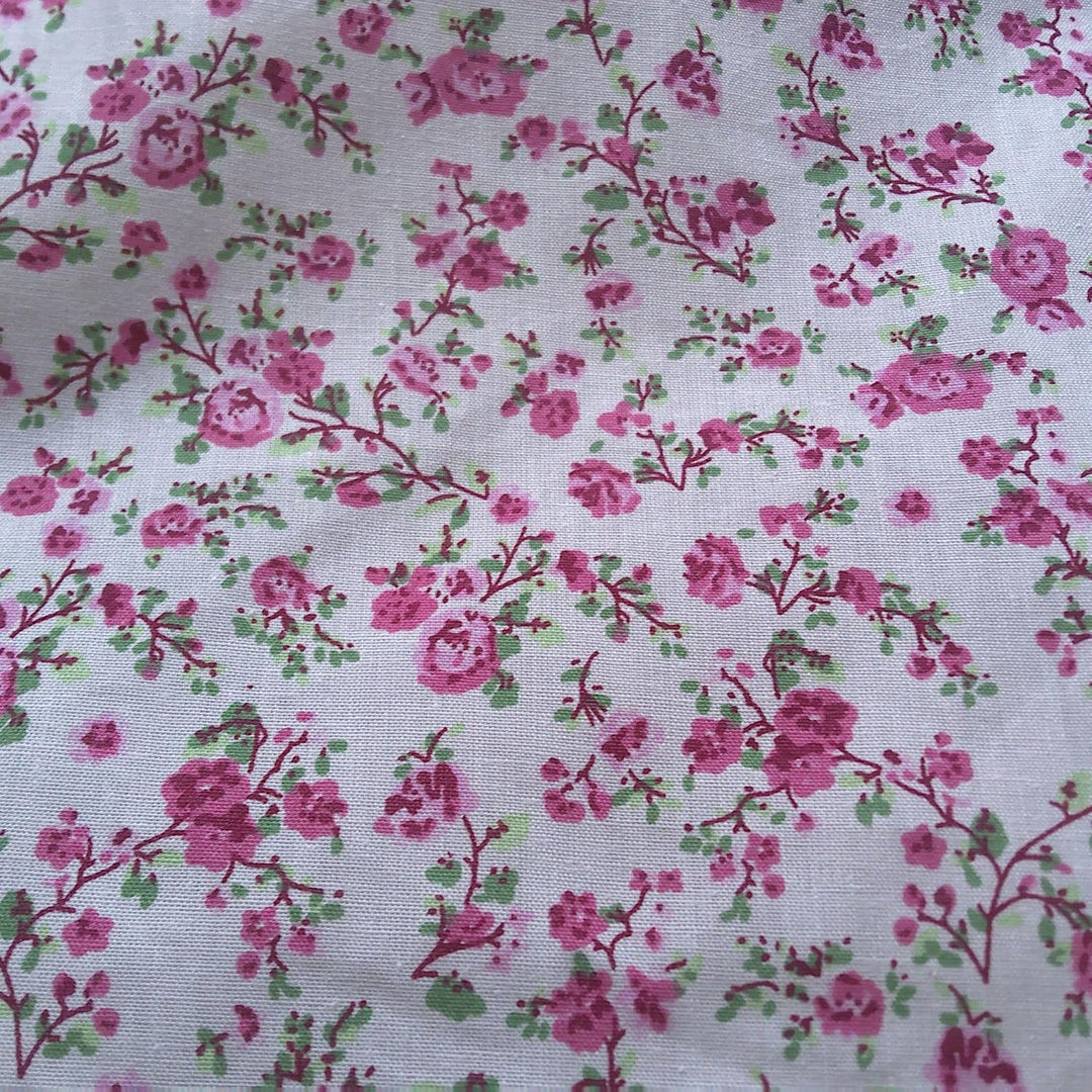 Puppenbettwäsche, Romance 2 teilig, Decke 33b x 37h/ Kissen 23b x 16h, Puppenwagen, Puppenbett, Wieg