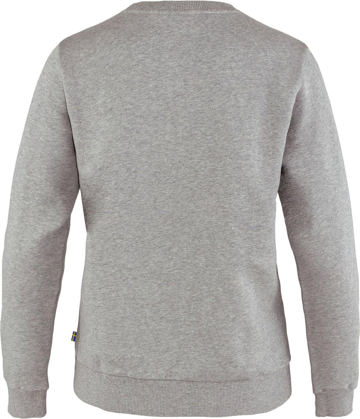 Fjallraven Damen Logo Sweatshirt M Grey-melange, M Grey-melange