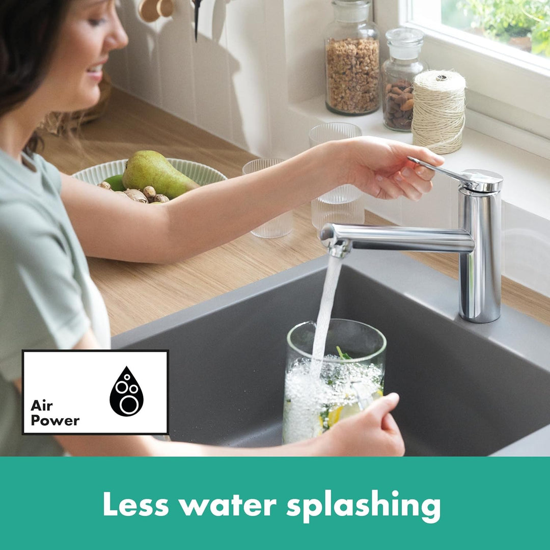 hansgrohe Küchenarmatur Zesis M33, Wasserhahn Küche mit Auslauf Höhe 150 mm, wassersparend, schwenkb