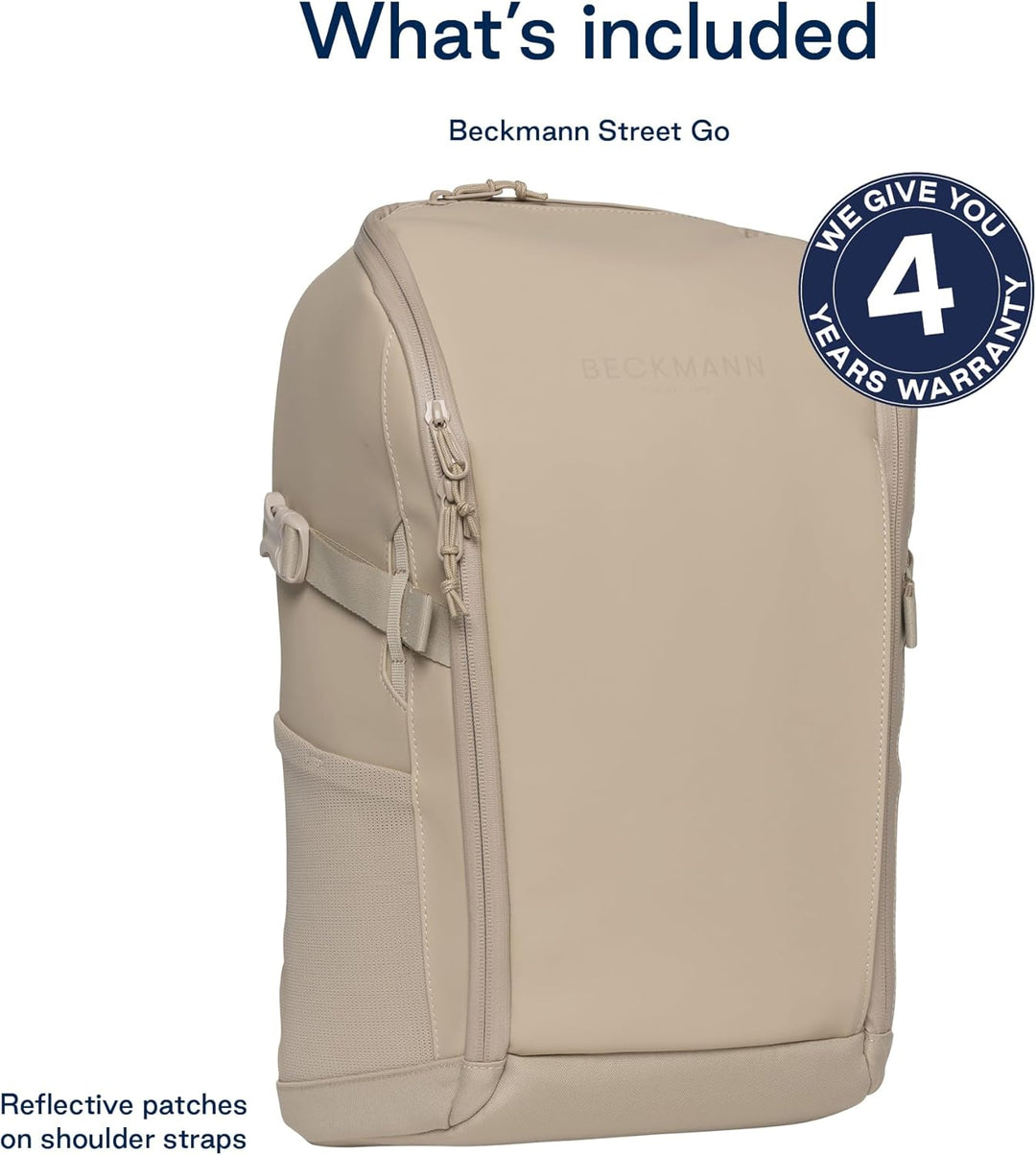 Beckmann Street GO Beige, Freizeitrucksack, Wanderrucksack