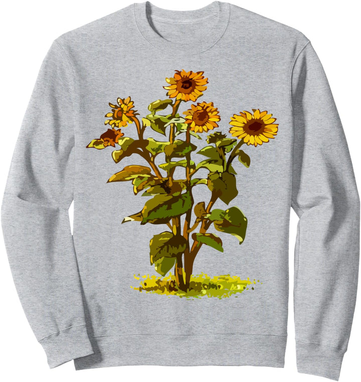 Sonnenblumen-Pflanzenblumen Sweatshirt
