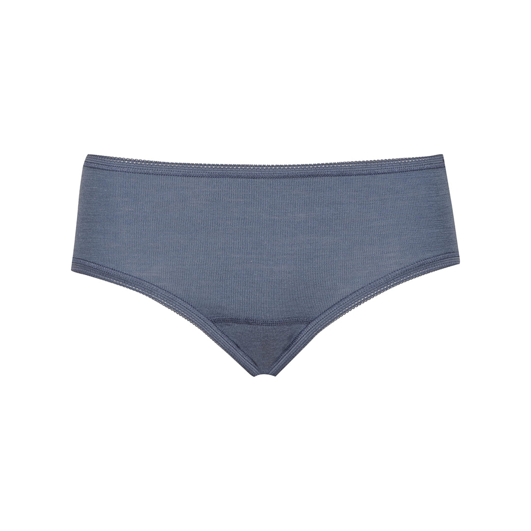 DILLING Damen Merino Wolle Midi Slip – Unterhose Aus 100% Bio Merinowolle – Atmungsaktive Briefs Ohn
