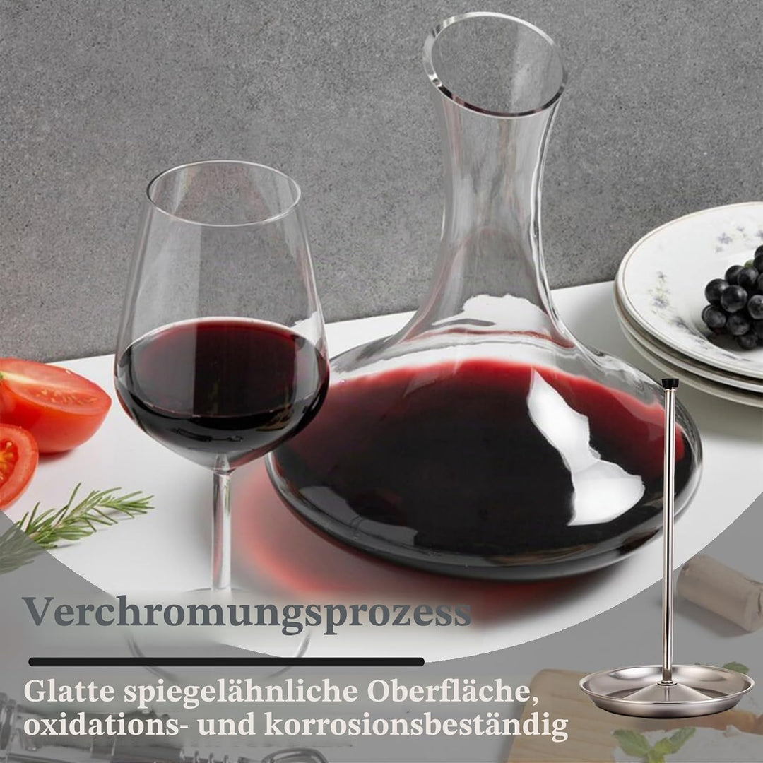 Flaschenständer Zum Abtropfen, Edelstahl Flaschenhalter Abtropfständer, Flaschen Trockenständer, Ede