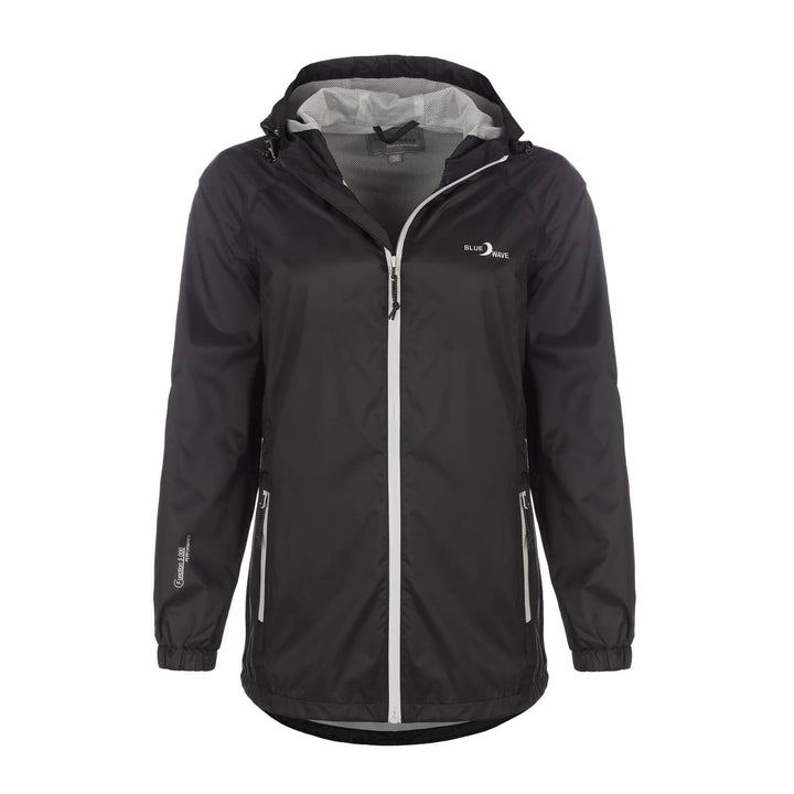 Blue Wave Damen Funktionsjacke Fabienne - Outdoor-Jacke Regenjacke Wander- und Fahrradjacke 38 Schwa