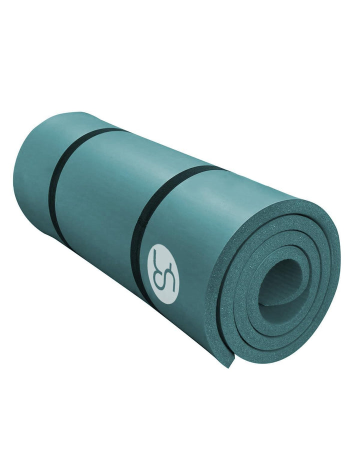 NBR Yogamatte 195×61cm 20mm Dicke Fitness Matte Gymnastikmatte für Pilates Gym Workout Zuhause mit T