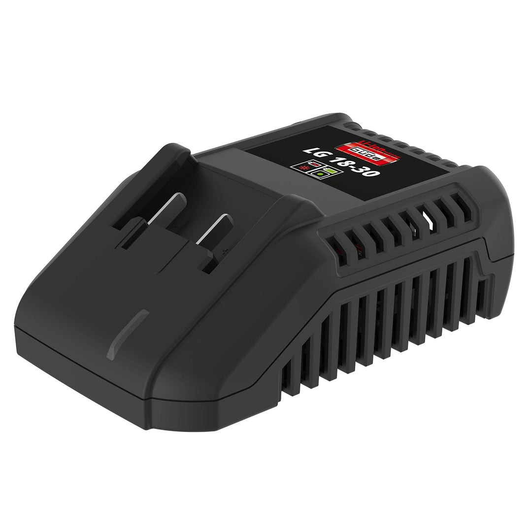 Güde 58547 Ladegerät LG 18-30 (18V E3 Akkusystem-Gruppe, 3,0 A Ausgangsstrom, Aufnahmeleistung 80 W,
