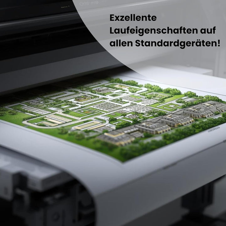 CABRO 50610-50 Qualitäts-Plotterpapier, 61 cm, 6 Rollen, weiss
