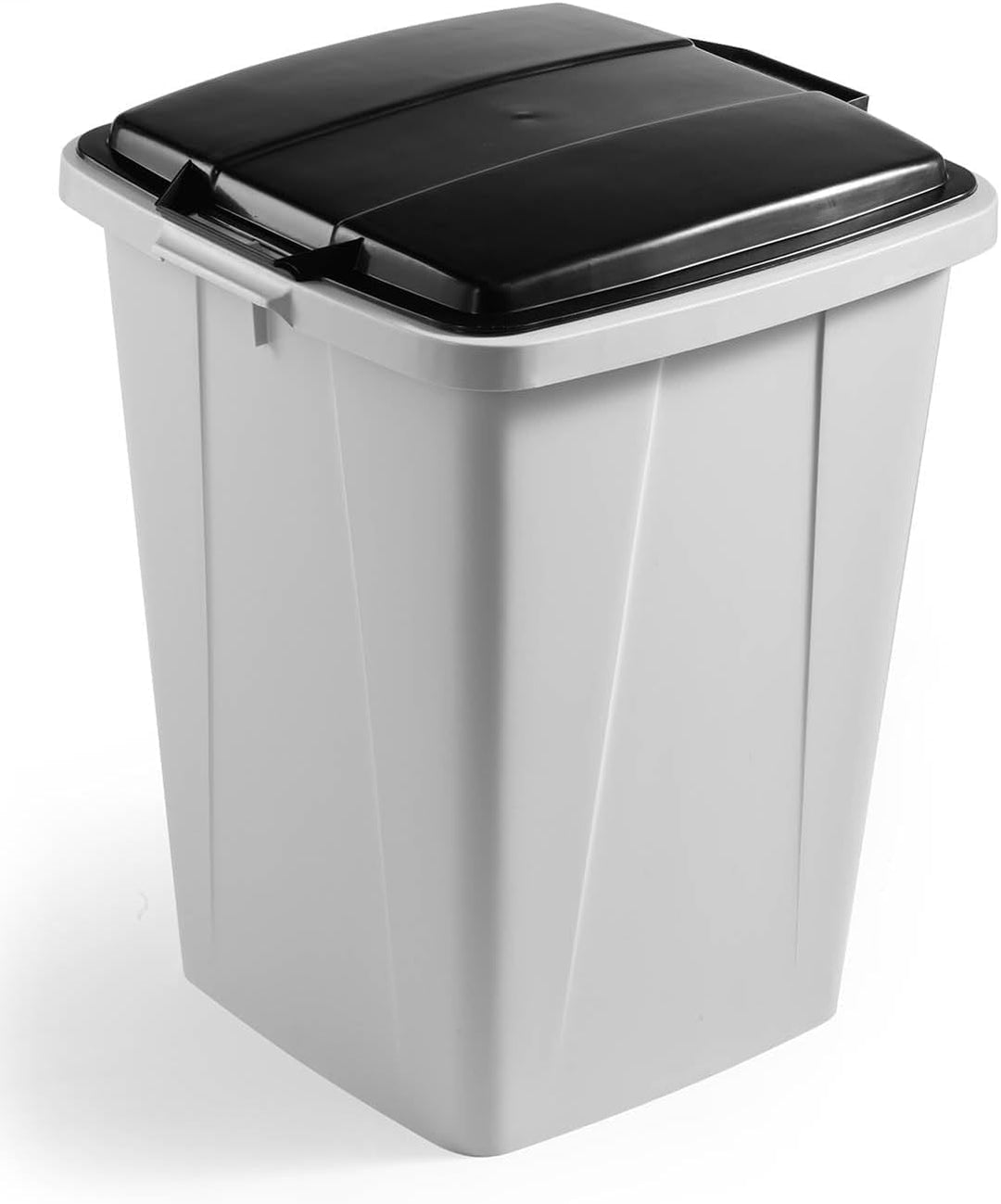 Durable Deckel Eco für Mülleimer Durabin 90L, Blauer Engel zertifiziert, schwarz, 6 Stück, 180050622