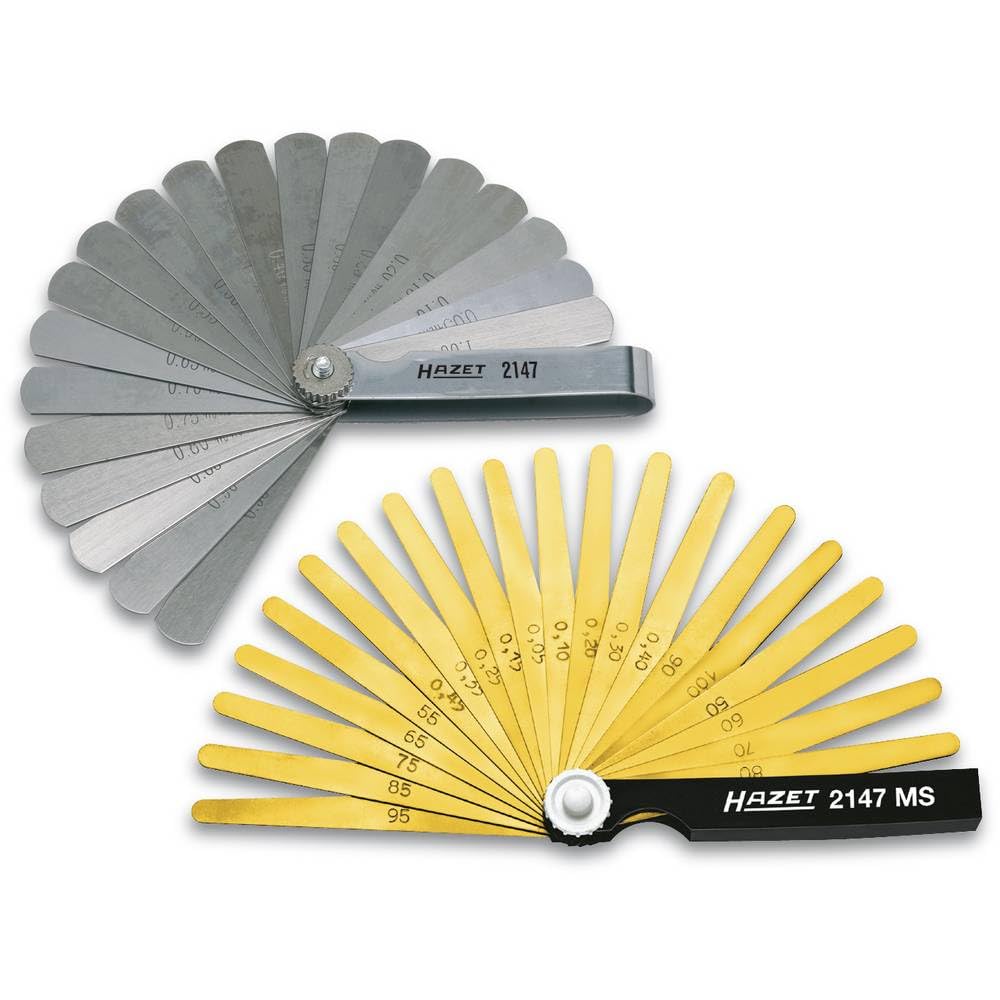 Hazet 2147 Fühlerlehre 20tlg., 0,05 - 1,00 mm