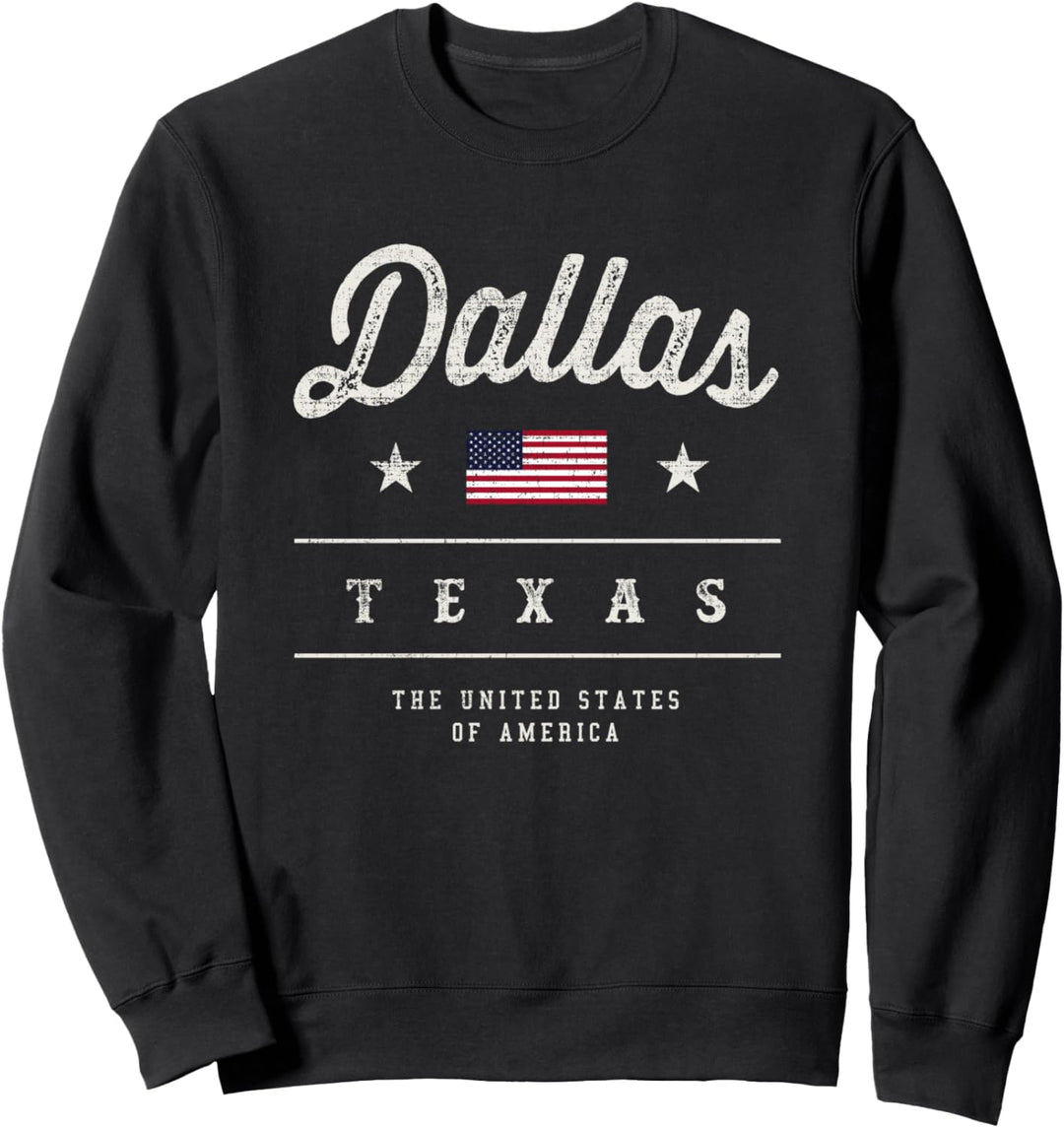Dallas City Texas Vintage Sweatshirt