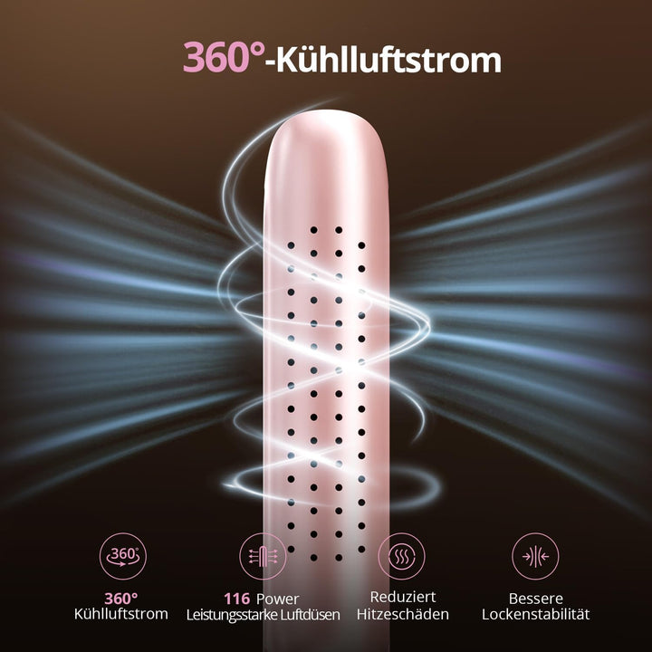 CrazyMar Glätteisen,2 In 1 Glätteisen Locken und Glätten,Ionen Air Glätteisen,9 Temperaturstufen(110