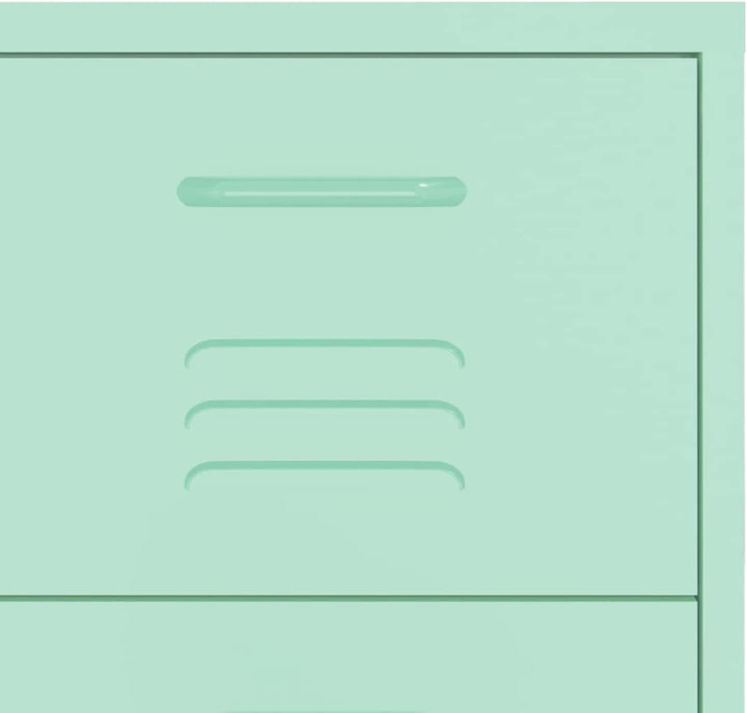 Gecheer Schubladenschrank, Kommode mit 6 Schubladen Sideboard Anrichte Mehrzweckschrank Metallschran