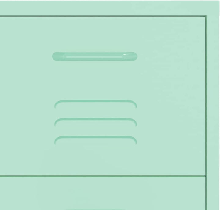 Gecheer Schubladenschrank, Kommode mit 6 Schubladen Sideboard Anrichte Mehrzweckschrank Metallschran