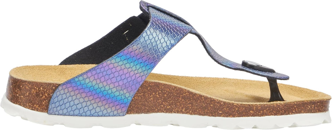 Superfit Mädchen Fussbettpantoffel Sandale 26 EU Blau 8000, 26 EU Blau 8000