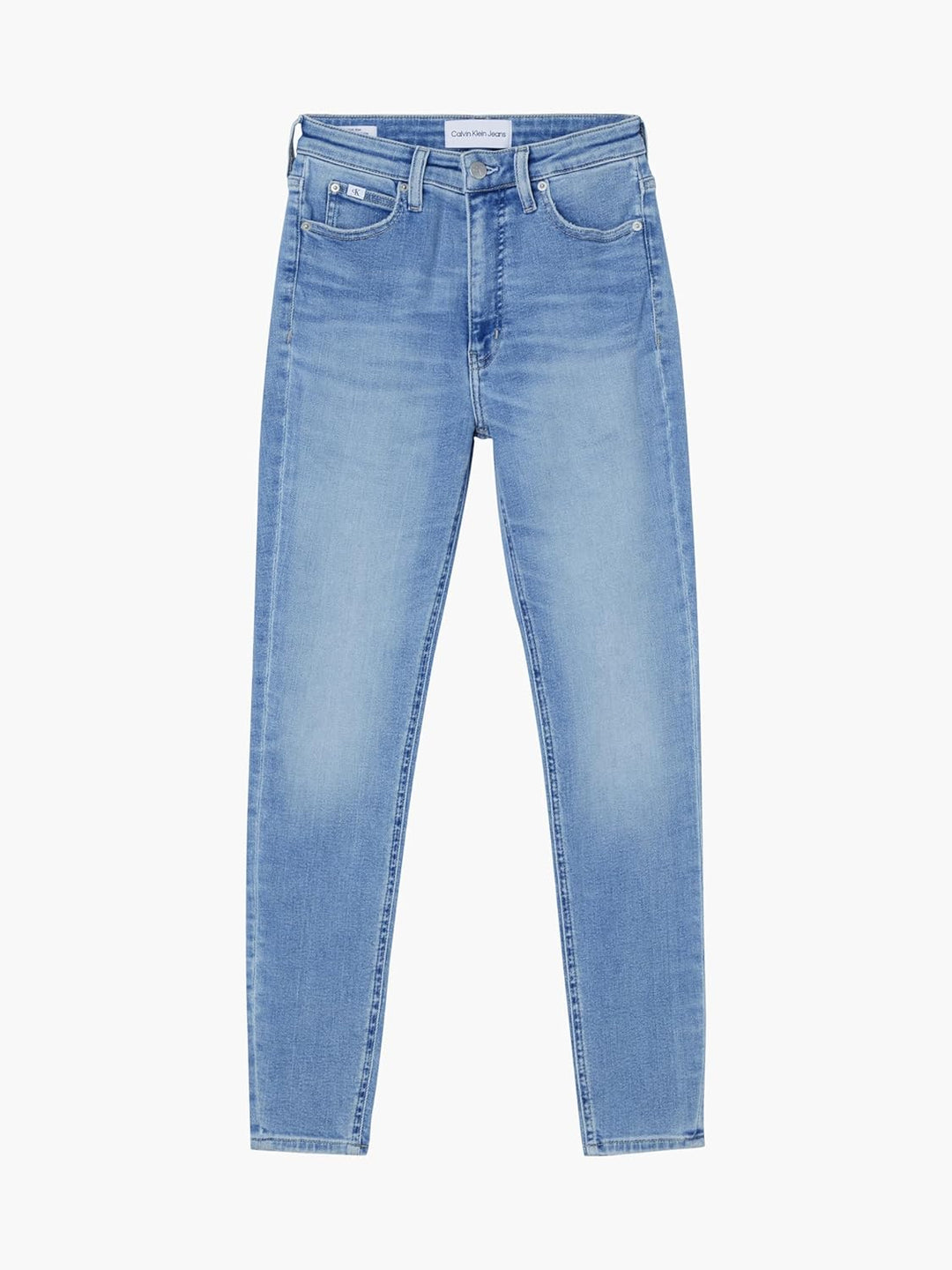 Calvin Klein Jeans Damen High Rise Super Skinny Ankle Hose 29 Denim Light, 29 Denim Light