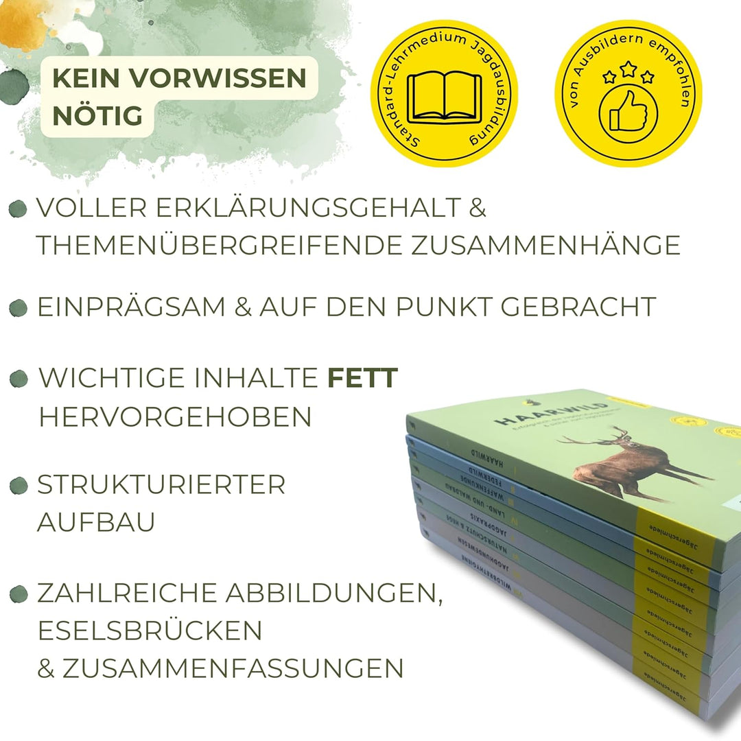 Jägerschmiede Lernhefte: Erfolgreich die Jagdprüfung bestehen & sicher zum Jagdschein – individuell,