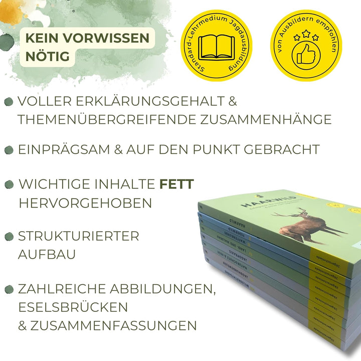 Jägerschmiede Lernhefte: Erfolgreich die Jagdprüfung bestehen & sicher zum Jagdschein – individuell,