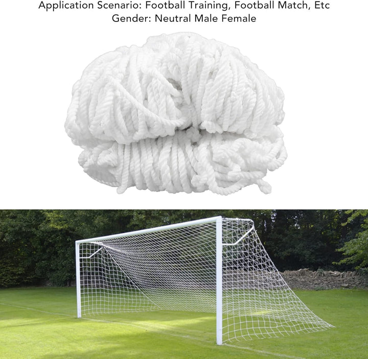 Fussball Tornetz, 3 m x 2 m Fussballnetz Polypropylen Fussballtor Netz Ersatznetz für Fussballtraini