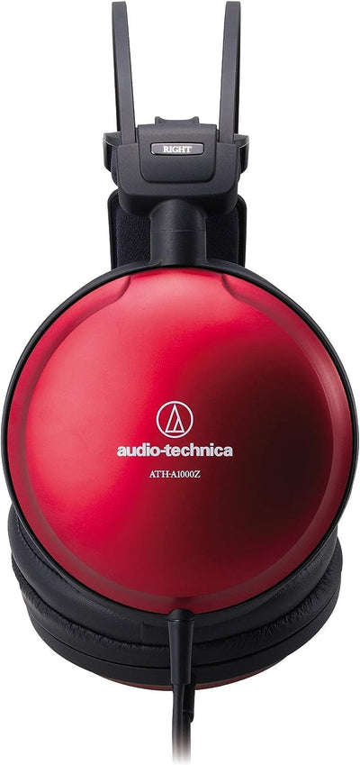 Audio-Technica A1000Z Geschlossener Hi-Fi-Kopfhörer Rot Metallic Geschlossener HiFi-Kopfhörer, Gesch