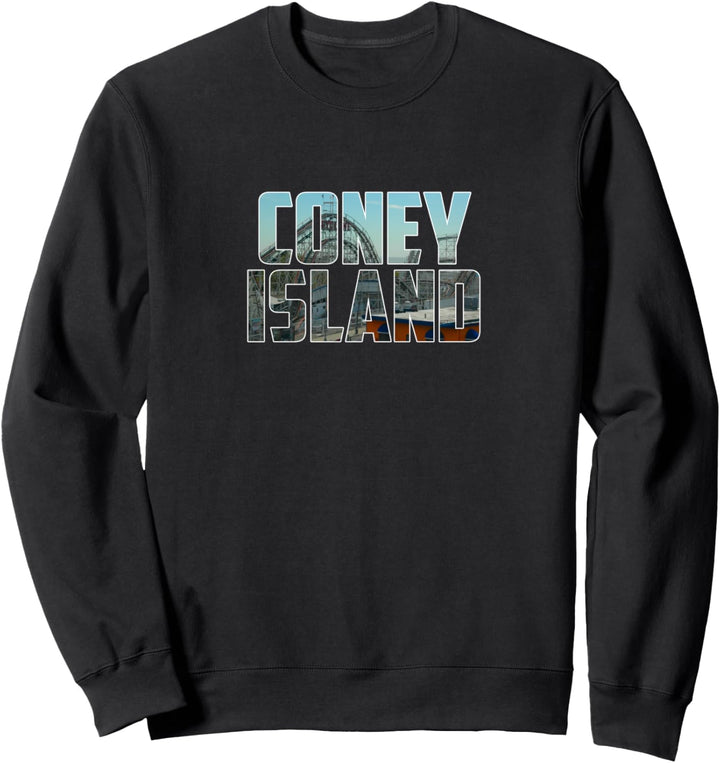 Coney Island Brooklyn NY New York Souvenir Achterbahn Sweatshirt