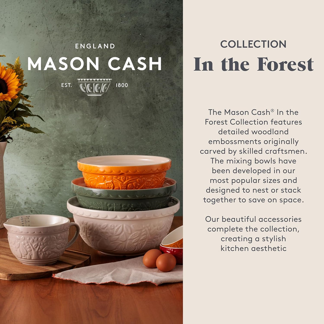 Mason Cash 2001.082 Forest Servierplatte aus Steingut, 30,5 cm, cremefarben 30.5 cm Cremefarben, 30.