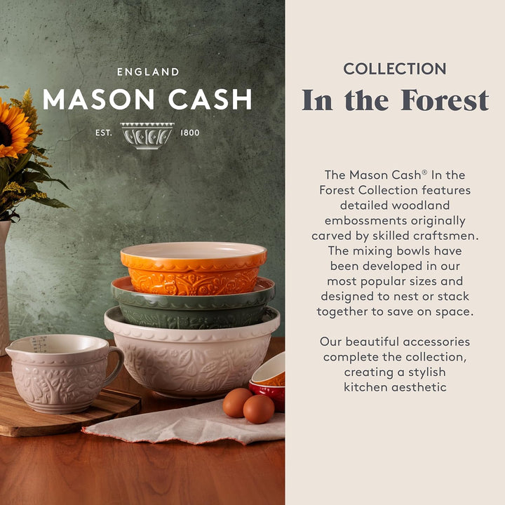 Mason Cash 2001.082 Forest Servierplatte aus Steingut, 30,5 cm, cremefarben 30.5 cm Cremefarben, 30.