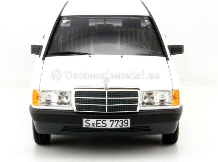 Norev Mercedes 190 E W201 1984 weiss Modellauto 1:18