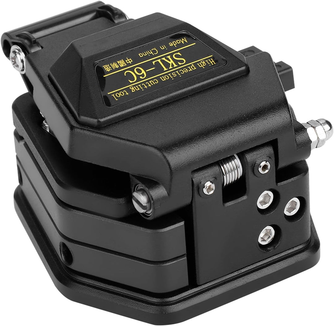 Glasfaserspalter, SKL-6C Präzisions-Glasfaserspalter Glasfaser-Schneidwerkzeug mit 3 Schraubenschlüs