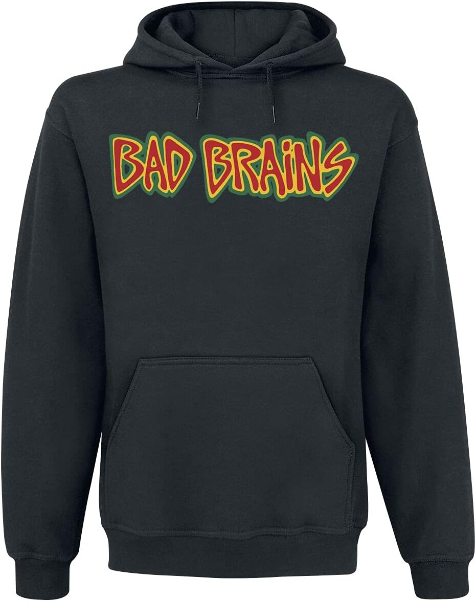 Bad Brains Männer Kapuzenpullover schwarz L 80% Baumwolle, 20% Polyester Band-Merch, Bands