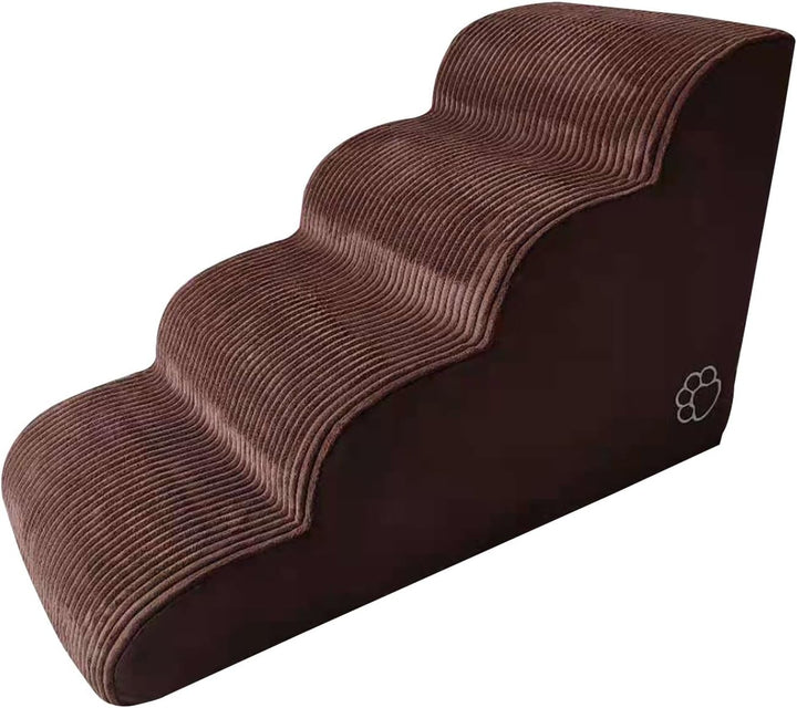 Schritte | 4 Tiers Cats High Density Foam Steps für | Sofa - Flexible Katzenrampe für den Innenberei