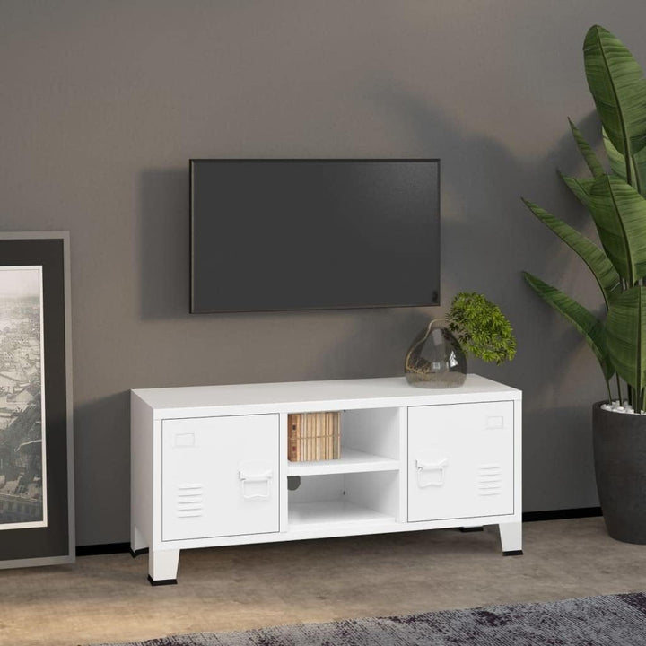 vidaXL TV Schrank Industrie-Stil Lowboard TV Möbel Tisch Board Sideboard Fernsehtisch Fernsehschrank