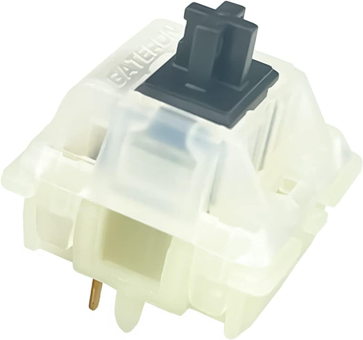 kutethy Gateron Switches milchig schwarz mechanische Tastatur gelb 5-polig für alle mechanischen MX-