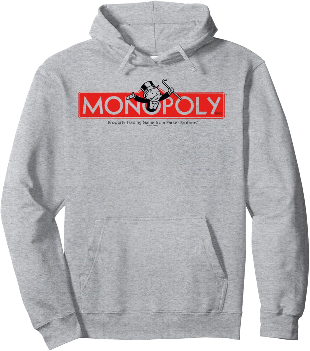 Monopoly Classic Vintage Game Board Title Logo Pullover Hoodie