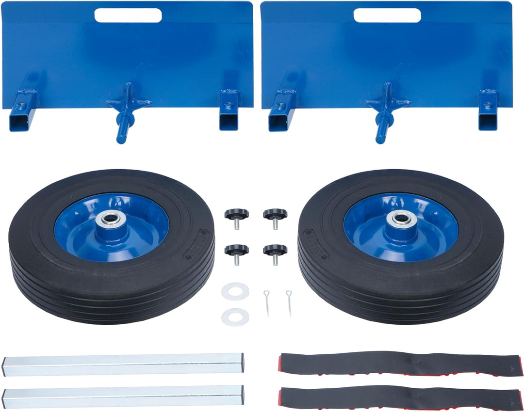 Plattenwagen bis 200 kg, Plattenkarren mit 2 Vollgummi Rädern, Plattenroller für 0-23cm/0-9,05in Kle