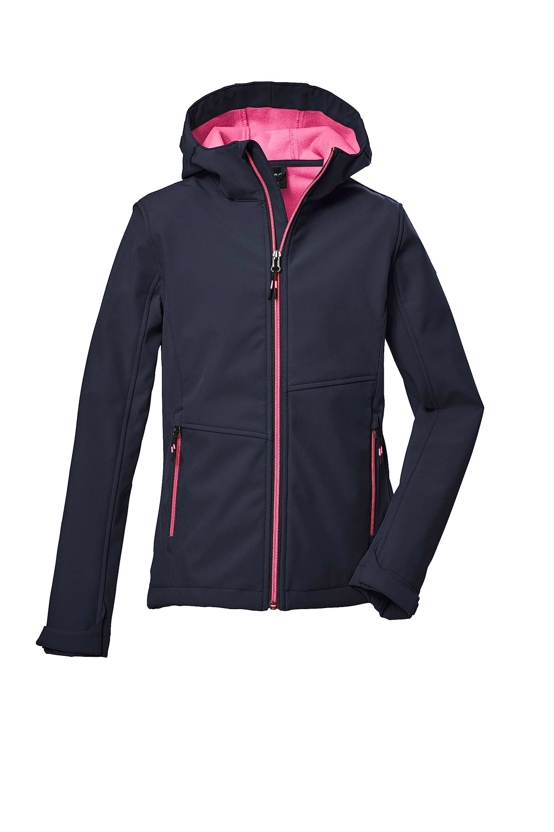 Killtec Mädchen Kow 168 Grls Sftshll Jckt Softshelljacke mit Kapuze/Outdoorjacke ist wasserabweisend