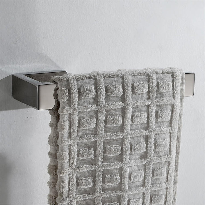 Flybath Handtuchhalter Wand Bad Küche 304 Edelstahl Spiegel Poliert 21 cm | Rostschutz, Robust, Mode