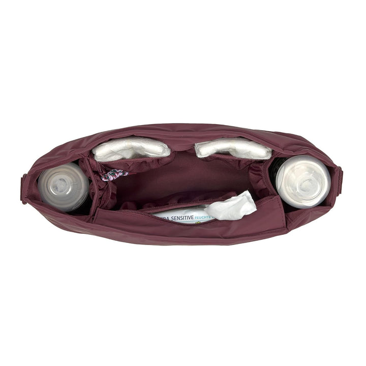 LÄSSIG Kinderwagen Buggy Organizer mit Befestigung Deep Red, Deep Red