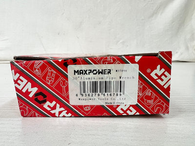 MAXPOWER 750mm Rohrzange Gross Rohrzange Profi Rohrzange aus Aluminium Rohrreparaturwerkzeuge 750mm（