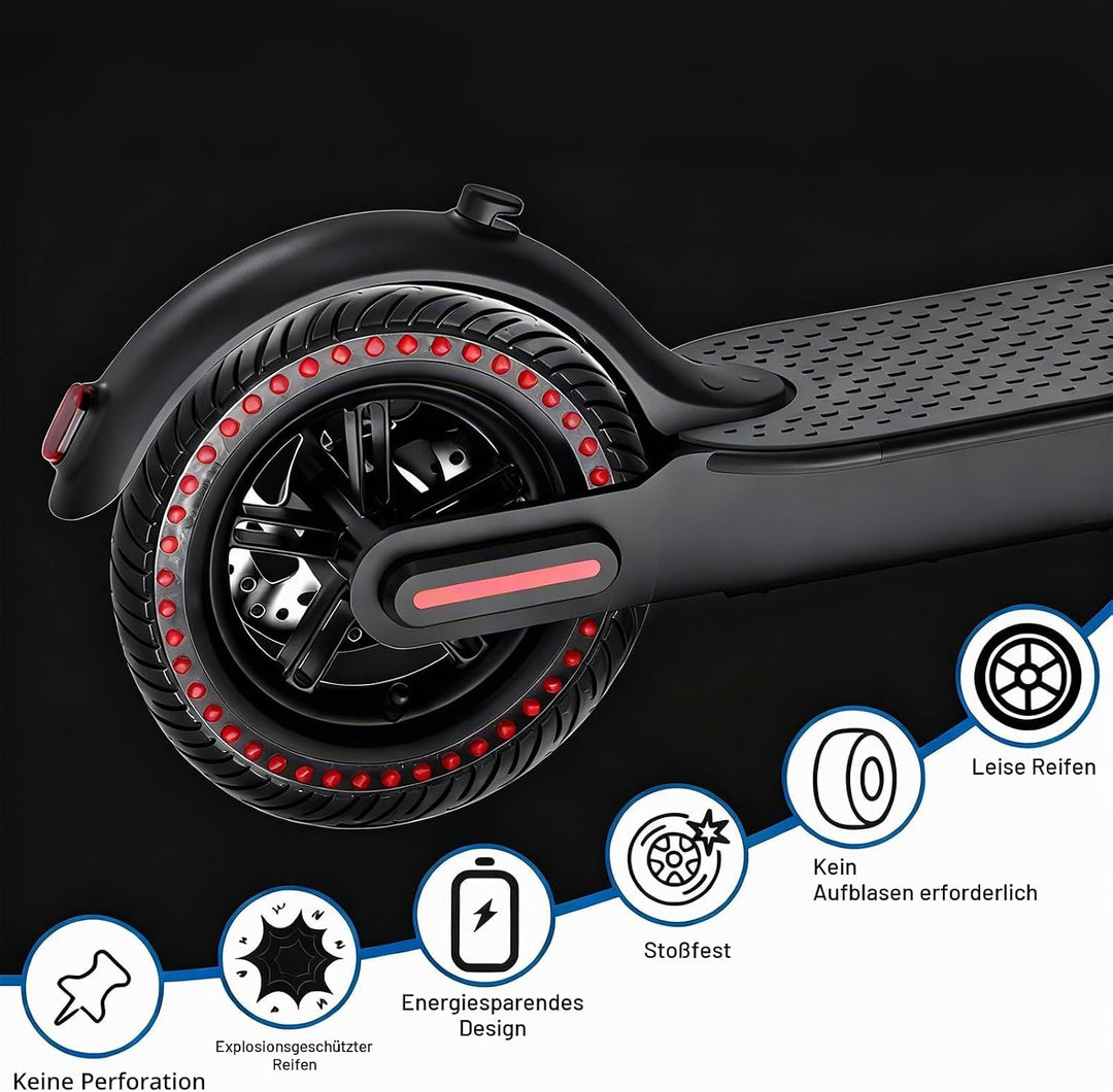 8,5x2.0 Solid Scooter Reifen, 8,5 Zoll E-Scooter Off-Road Reifen für Xiaomi Pro 2/M365 / M365 Pro/1S