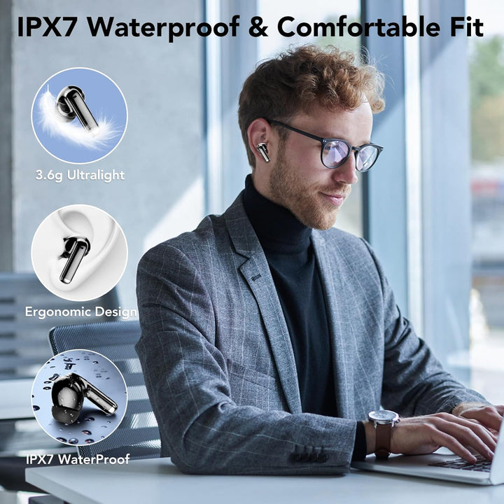 2026 Neu Bluetooth Kopfhörer, In Ear Kopfhörer Kabellos Bluetooth 5.4, 4 ENC Noise Cancelling Mic mi