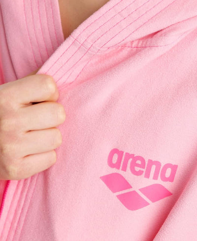 arena Zeal Plus Junior Bademantel aus Mikrofaser für Jungen und Mädchen, Mikrofaser-Bademantel mit K