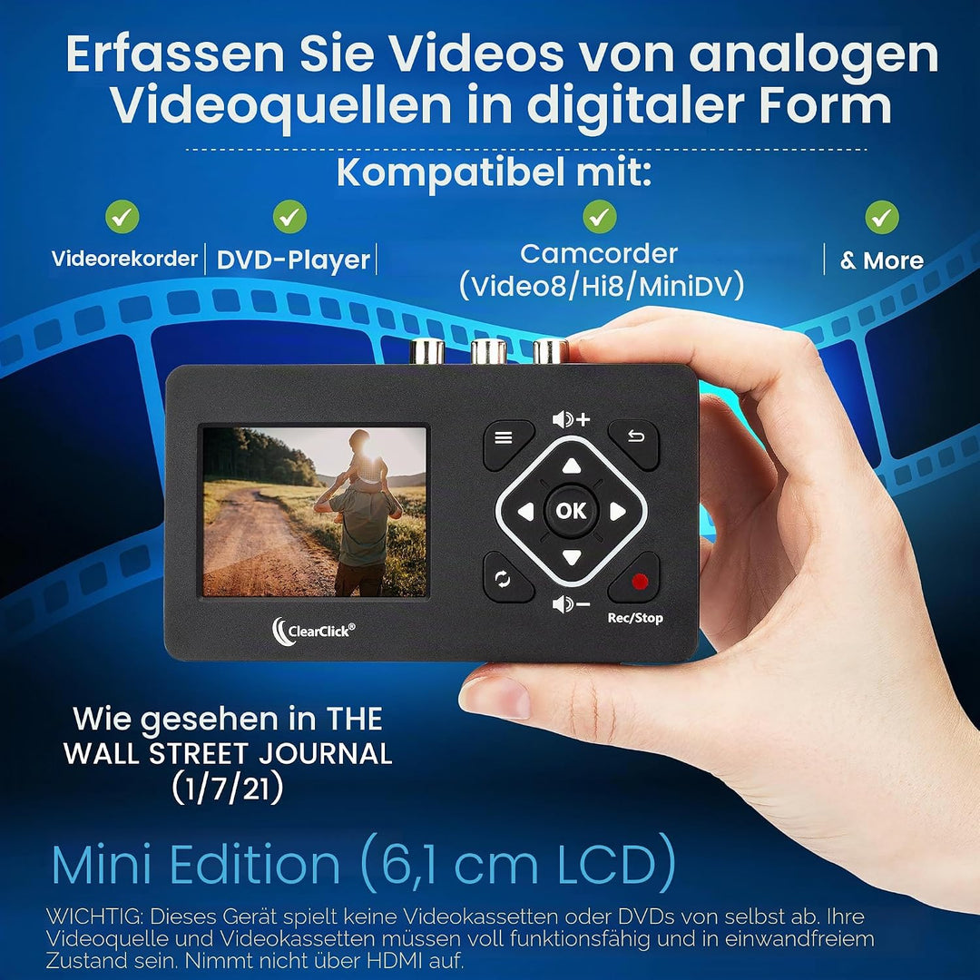 ClearClick Video zu Digital Converter 2.0 (zweite Generation) Mini Edition - Aufnahme von Videos von