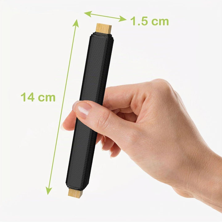 Premium Basteldraht 3X | schwarz | ø 0,80 mm, 30 m | – Flexibler Blumendraht zum Basteln – Draht, DE