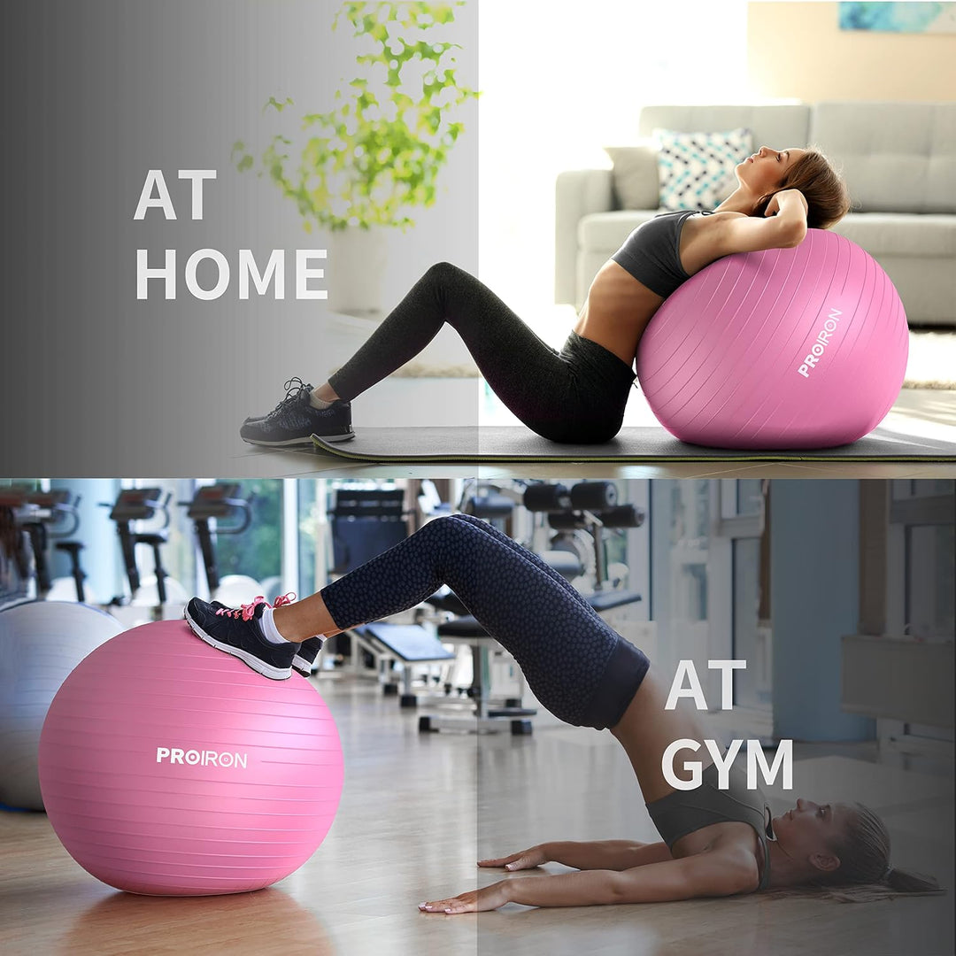 PROIRON Gymnastikball Pezziball Sitzball Trainingsball Fitnessball & Balance für Core-Training mit P