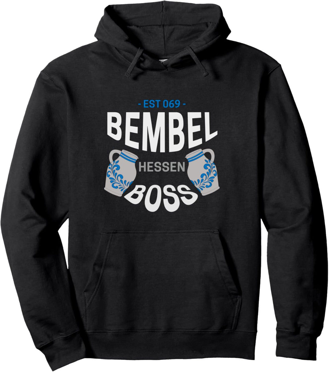 Bembel Boss EST 069 Hessen Äppler Apfelwein lustiger Spruch Pullover Hoodie