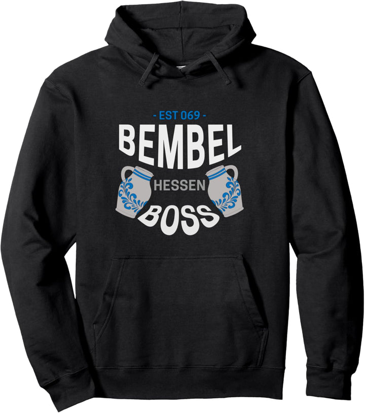 Bembel Boss EST 069 Hessen Äppler Apfelwein lustiger Spruch Pullover Hoodie