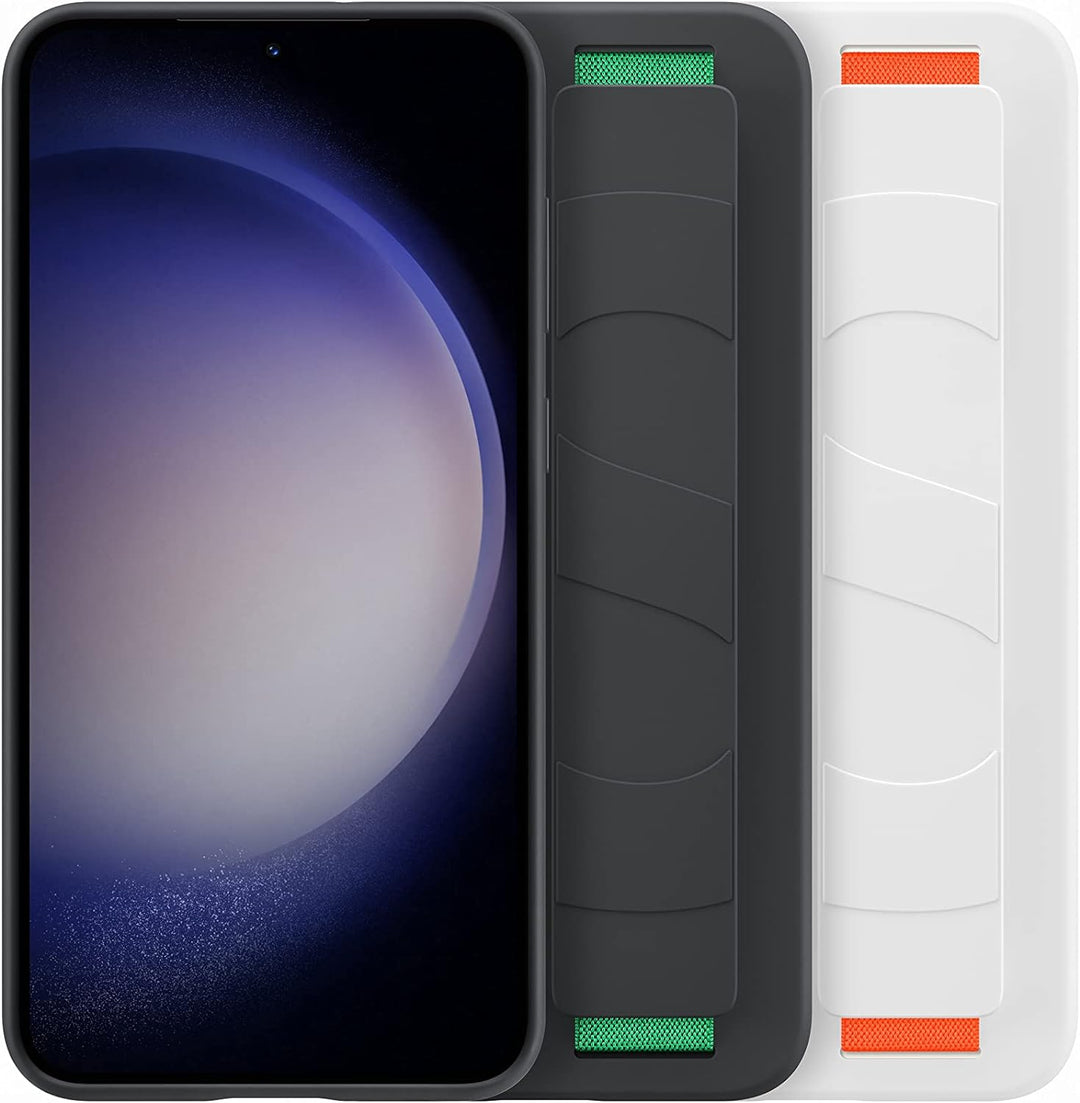 Samsung Silicone Grip Smartphone Case EF-GS916 für Galaxy S23+, Handy-Hülle, Fingerhalterung, Schlan