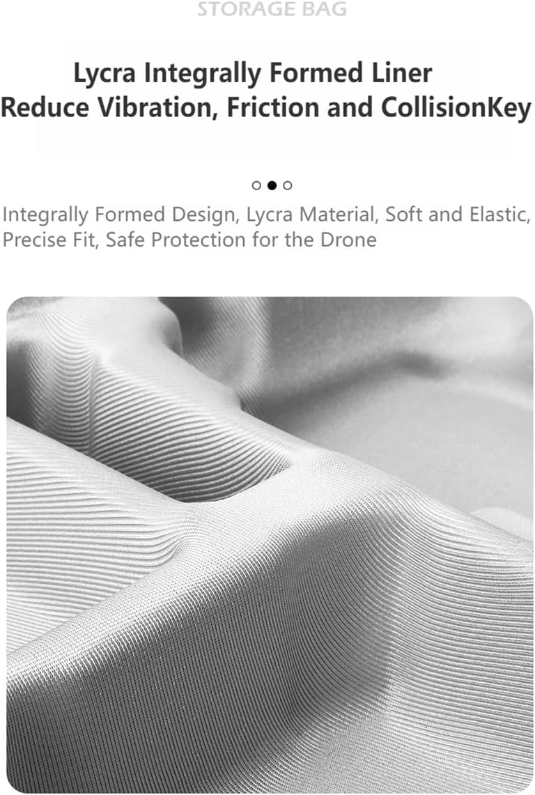 Tragetasche für DJI Neo 2, tragbare PU-Aufbewahrungstasche für DJI Neo 2 Fly More Combo, speichert R