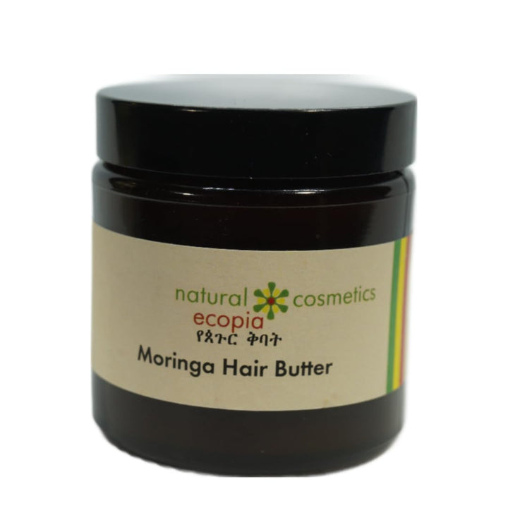 Moringa Haarbutter mit Sheabutter: Intensive Pflege für gestresstes Haar, hormonell bedingten Haarau