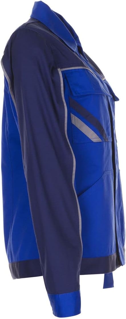 Planam Damen Bundjacke Highline, grösse 36, zink, kornblau / marine / mehrfarbig, 2318036, Kornblau/